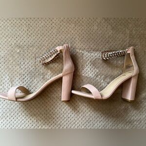 Lulus Elegant Pink Heeled Sandals